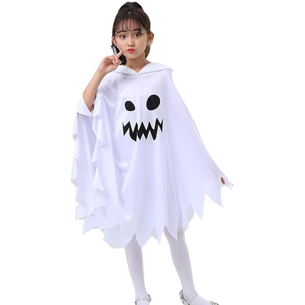 Amazon.co.jp: [IainStars] ハロウィン 仮装 女の子 おばけ ポンチョ